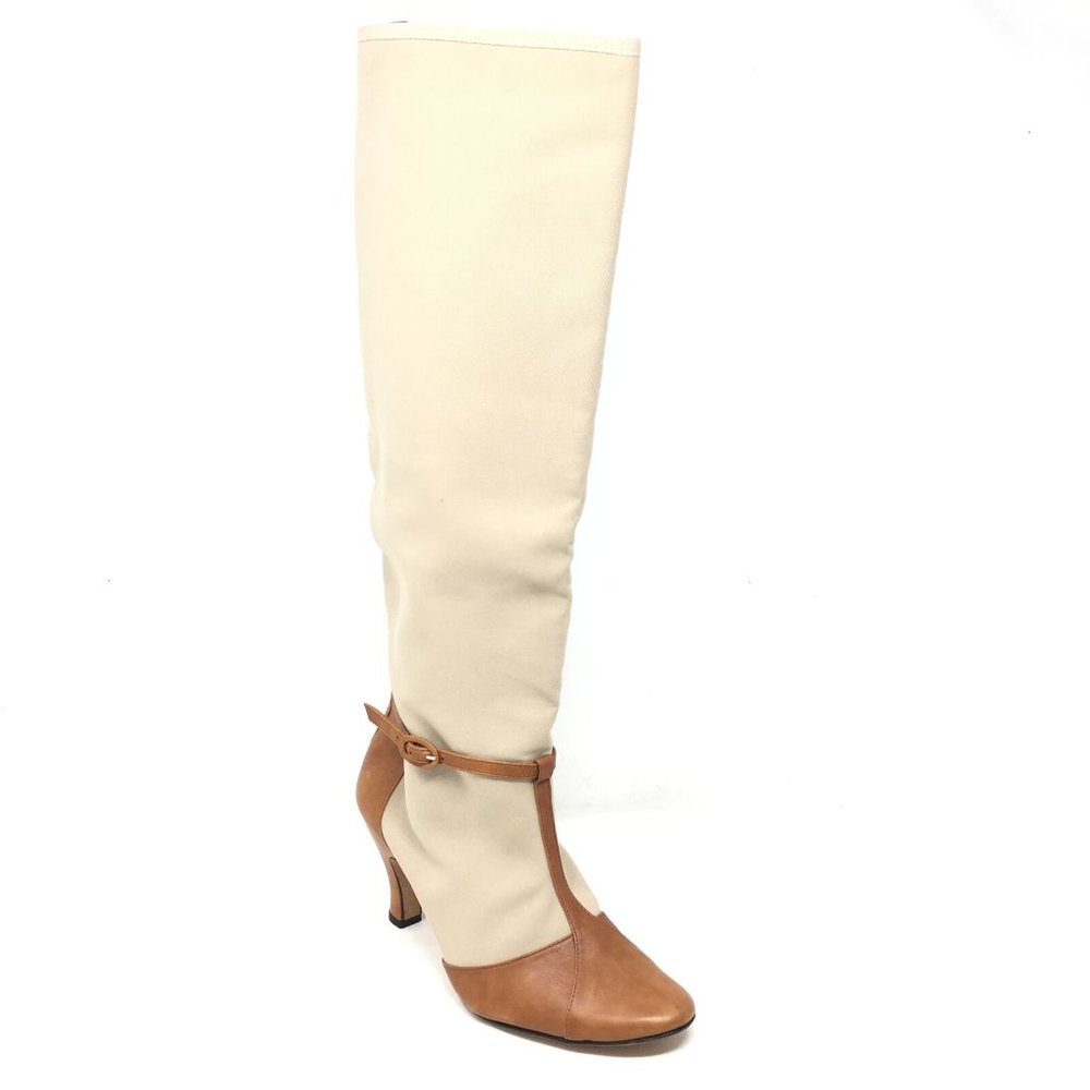 Repetto Knee High Boots Shoes Size 37/5.5 Brown